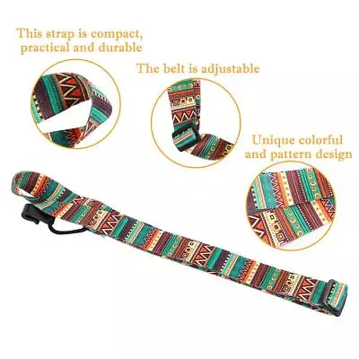 $5.73 • Buy Adjustable Nylon Universal Ukulele Strap Belt Sling With Hook Mini Guitar Parts