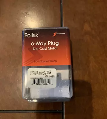 Pollak RV Designer P604 6-Way Connector Plug • $12