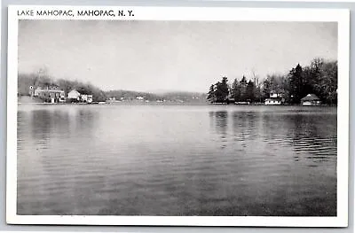 Mahopac New York~Lake Mahopac B&W~Vintage Postcard • $3.70
