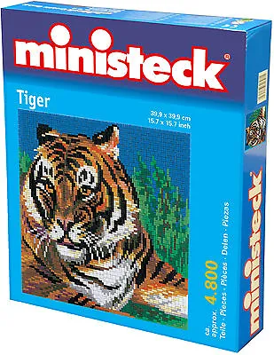 Ministeck Pixel Puzzle (31804): Tiger 4800 Pieces • $30.67