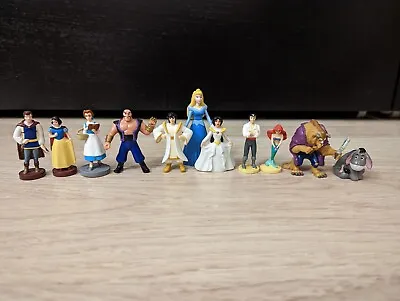 $15.99 • Buy Lot Of 11 Disney PVC Figures Cake Toppers Beauty And The Beast, Snow White
