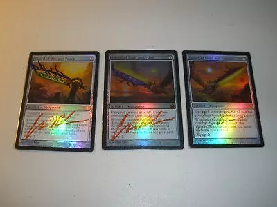 MTG Magic Signed Altered Foil Sword Of War And Peace Feast & Famine Body & Mind • $270