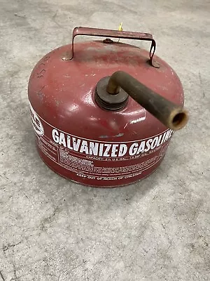 Bs6 Metal Vented Gasoline Can Eagle Sp 2-1/2 Gallon Gas Oil Old Style W Spout • $35