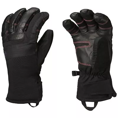 New $110 Womens Mountain Hardwear Snowrilla Ski/snow Leather&soft Shell Gloves • $31.95