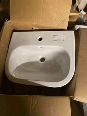 £25 • Buy DURAVIT D-CODE 550mm Semi-Recessed Washbasin 0339550000