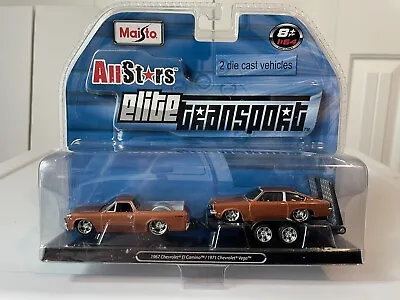 Maisto All Stars Elite Transport 1967 Chevrolet El Camino & 1971 Vega • $34.95