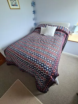 £56 • Buy Chandni Chowk Multicoloured 100% Indian Cotton Quilt Single Size