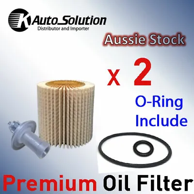 Oil Filter R2648P WCO67 Fits TOYOTA Aurion Camry Kluger RAV4 Tarago Petrol 2Sets • $27.99