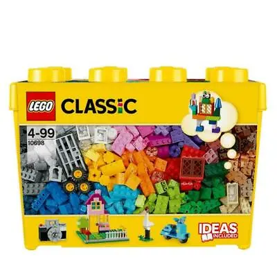 £33.97 • Buy LEGO Brick Box Large Classic Set 10698 Storage Box 790 Pieces Ages 4-99 Years