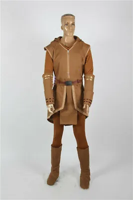 Star Wars Cosplay Jedi Robe Cosplay Costume Include Boots Covers • $56.43