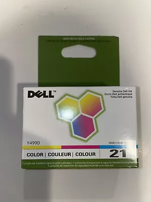 $14.75 • Buy Dell 21 Series Tri-Color Genuine Ink Y499D | V313 V313w P513w V515w V715w P713w