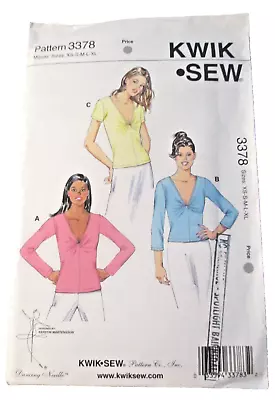 Kwik Sew Sewing Pattern 3378 ~ Women's Tops - Brand New • $12.50