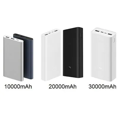 Xiaomi Power Bank Fast Charge USB Type C Quick Battery Charger 10000 20000 30000 • $70.72