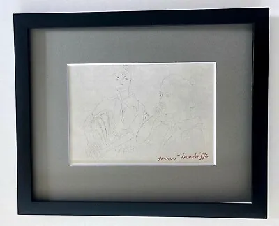 Henri Matisse Circa 1954 Awesome Signed Print Matted 8 X 10 + Buy It Now!! • $99