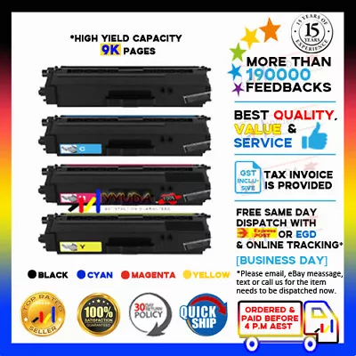 5x NoN-OEM Toner TN443 TN446 TN449 9K For Brother HL-L9200CDW MFC-L8690CDW • $95.80