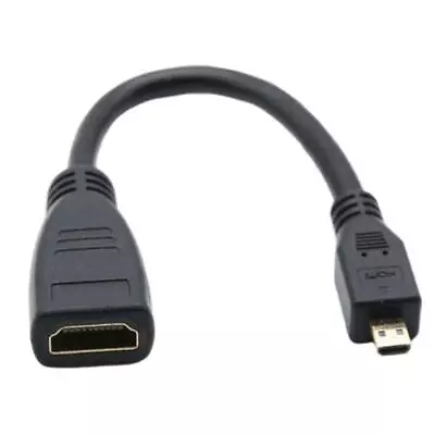 Micro HDMI-compatible Male To HDMI-compatible Female Adapter Connector Cable • $1.92