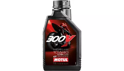 300V Synthetic Ester Factory Line Road Racing Oil 10W40 - 1L 3601-0071 104118 • $26.65