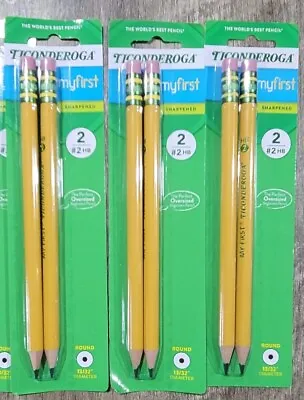 NEW Lot Of (3) My First Ticonderoga Pencils - 6 Pencils Total • $8.49