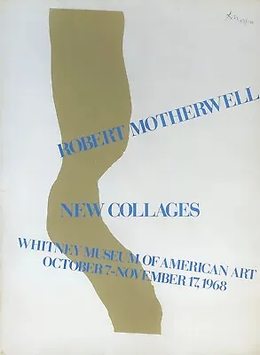 Robert Motherwell Lithograph Signed 1968 • $850