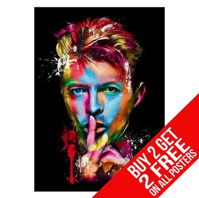 David Bowie Poster Ziggy Stardust Art Print A4 A3 Size - Buy 2 Get Any 2 Free • £6.97