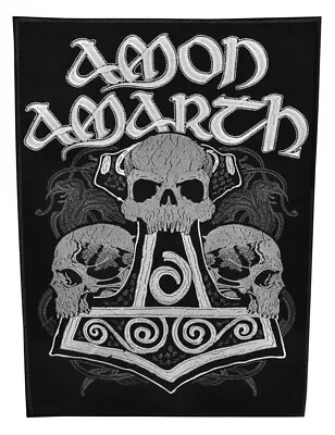 Amon Amarth Back Patch | Thor's Hammer Melodic Death Viking Metal Band Logo • $21.99