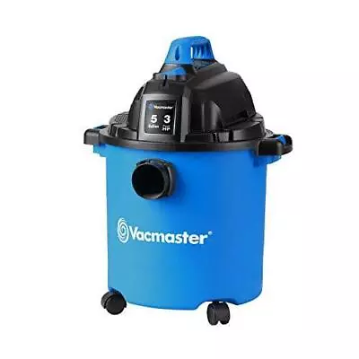 Vacmaster VJC507P 5-Gallon 3 Peak HP Wet/Dry Shop Vacuum Blue 5 Gal • $72.59