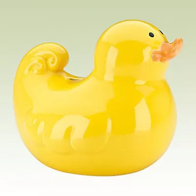 Gorham® Merry Go Round Pitter Patter JUST DUCKY Bank Ceramic Duck • $28.95