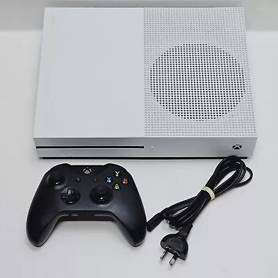 Microsoft Xbox One S 500GB White Console + Controller + Cords - 1681 Tested • $189.95