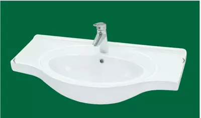 600-1200mm Semi Recess Ceramic Vanity Top • $229