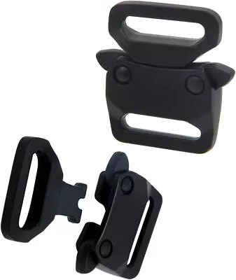 Metal Paracord Bracelet Buckles Quick Release Tactical 2 Black 5/8inch(16mm)  • $14.14