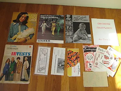 1940-60s Vtg Sewing Book LOT Pattern Baby Knit Alice Brooks Pack O Fun Christmas • $49.99