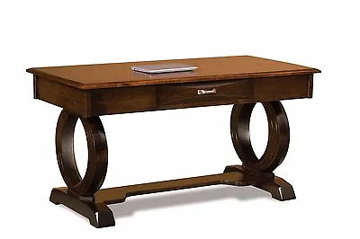 Amish Contemporary Art Deco Writing Secretary Desk Home Office Solid Wood 54  • $2099