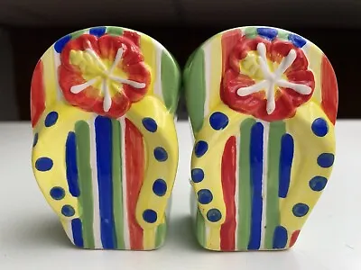 Vintage Salt And Pepper Shakers- Virginia Beach Flip Flops • £9.80