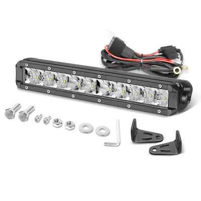 For Polaris Ranger RZR XP 1000 9000 S 10 Inch Slim LED Work Light Bar Wiring Kit • $41.98