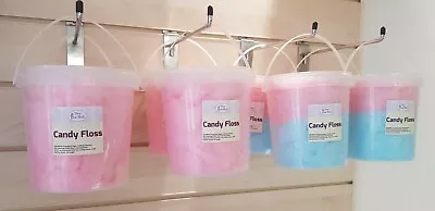 4x Fresh Pink Or Pink/ Blue Cotton Candy Floss Sugar Party Handmade Fairground • £10.50