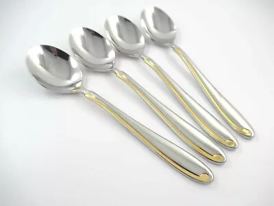 4 Teaspoons ESTASI Alessandro For Mikasa 18/8 Stainless Steel Flatware Japan • $49