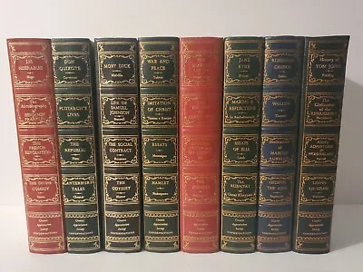 Classics Appreciation Society Lot Of 8 Grolier 32 Stories Moby Dick Hamlet Eyre • $44.99