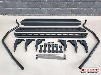 $599 • Buy Chassis-Mounted HD Side Steps & Brush Bars To Suit Holden Colorado 2007-2012