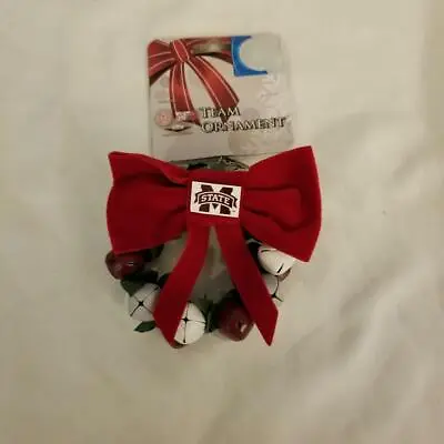 Mississippi State 3  Bell Wreath Ornament NWT • $10.99