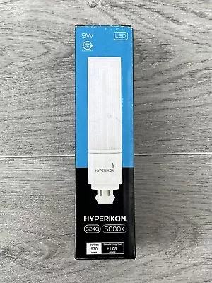 Hyperikon LED PL 9W G24QD 5000K Bulb (Crystal White Glow) • $5