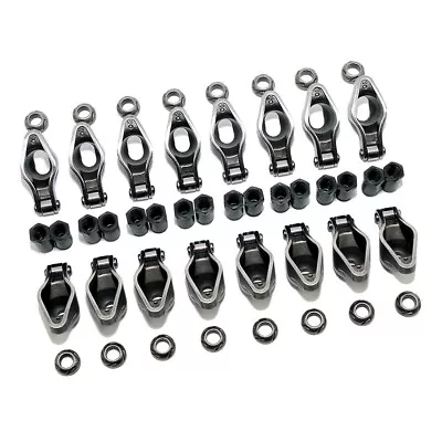 SBC 327 350 400 Small Block Chevy Roller Tip Rockers 1.5 Ratio 7/16 W/ Polylocks • $89.99