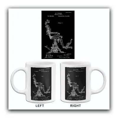 1879 - Dentist's Chair - E. T. Starr - Patent Art Mug • $16.99