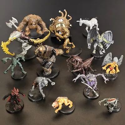 CLEARANCE: D&D Lot Of 15 Monsters Miniatures - Dungeons & Dragons - Hook Horror • $43.69