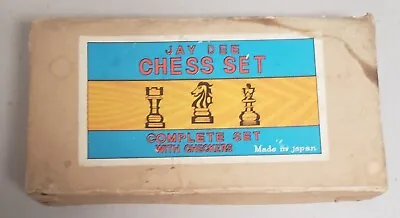 Vintage Jay Dee Magnetic Travel Chess Set Complete In Good Condition • $24.72