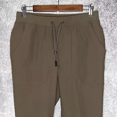 WA Womens Pull On Hiking Jogger Pants Size Small Stretch Brown Drawstring • $22.43