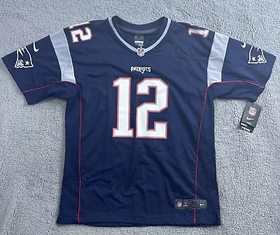 Tom Brady New England Patriots Nike Game Player Jersey Youth Boy's NFL #12 - XL • $139.99