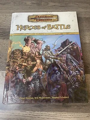 D&D Heroes Of Battle HC - Dungeons & Dragons  Edition 1st Print 2005 Very Good!! • $42.95