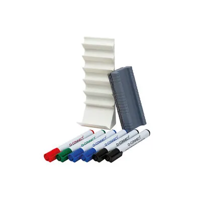 Q-Connect Whiteboard Pen And Eraser Holder AWPE001QCA *FREE DELIVERY* • £13.99