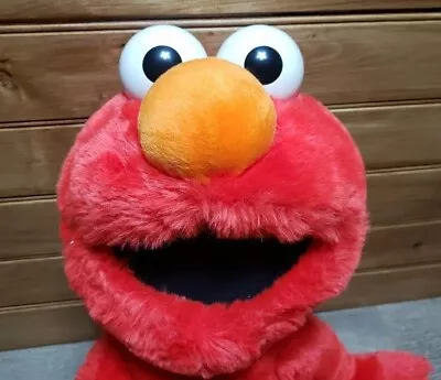 Rare 1988 Applause Large Elmo 24  Plush - Sesame Street Jim Henson Pre-owned VG  • $46.91