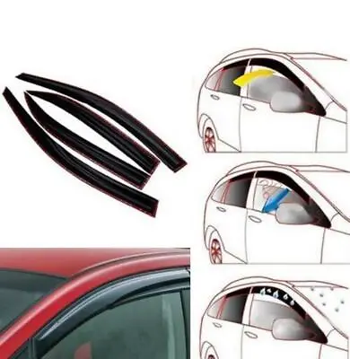 Fit For R.DACIA DUSTER 2010-2016 Sport Style Window Wind Deflector 4 Pcs • $94.90